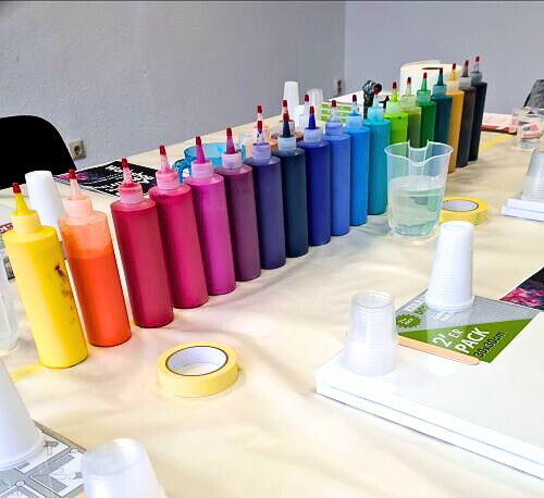 Berlin Acrylic Pouring Workshop - Level 1 für Einsteiger