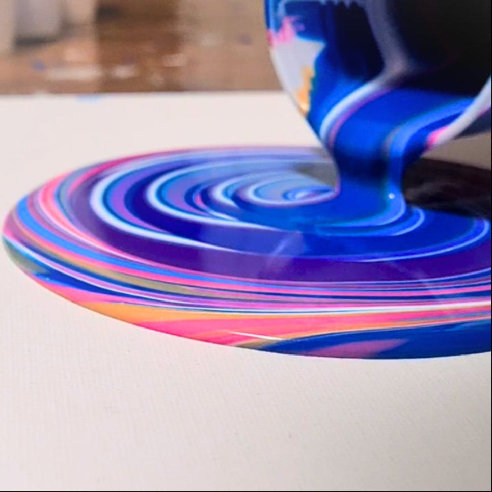 Berlin Acrylic Pouring Workshop - Level 1 für Einsteiger